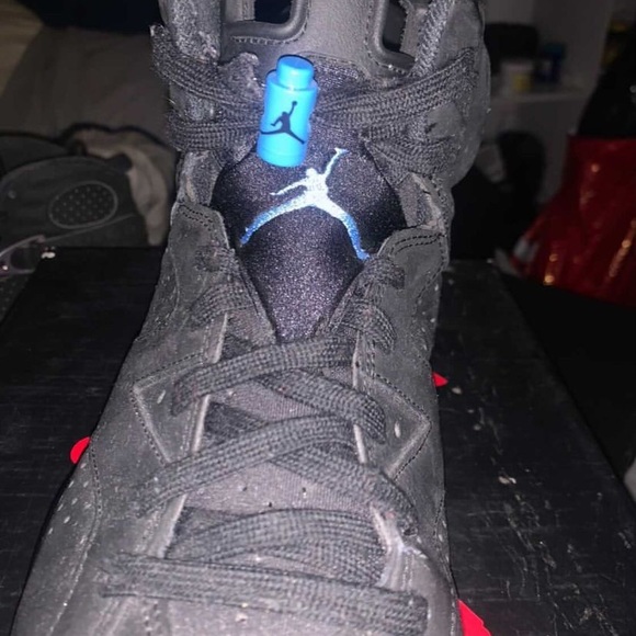 Men Jordan black n blue main image 4